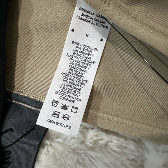 NWT Tan Medium Nike SportsBra from the Jordan Collection with unique straps - Picture 8 of 10